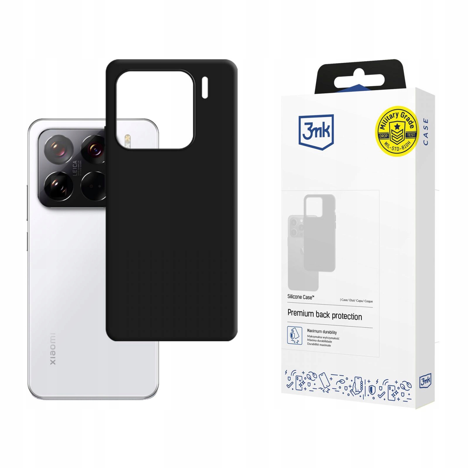 Xiaomi 15 3MK Silicone Case