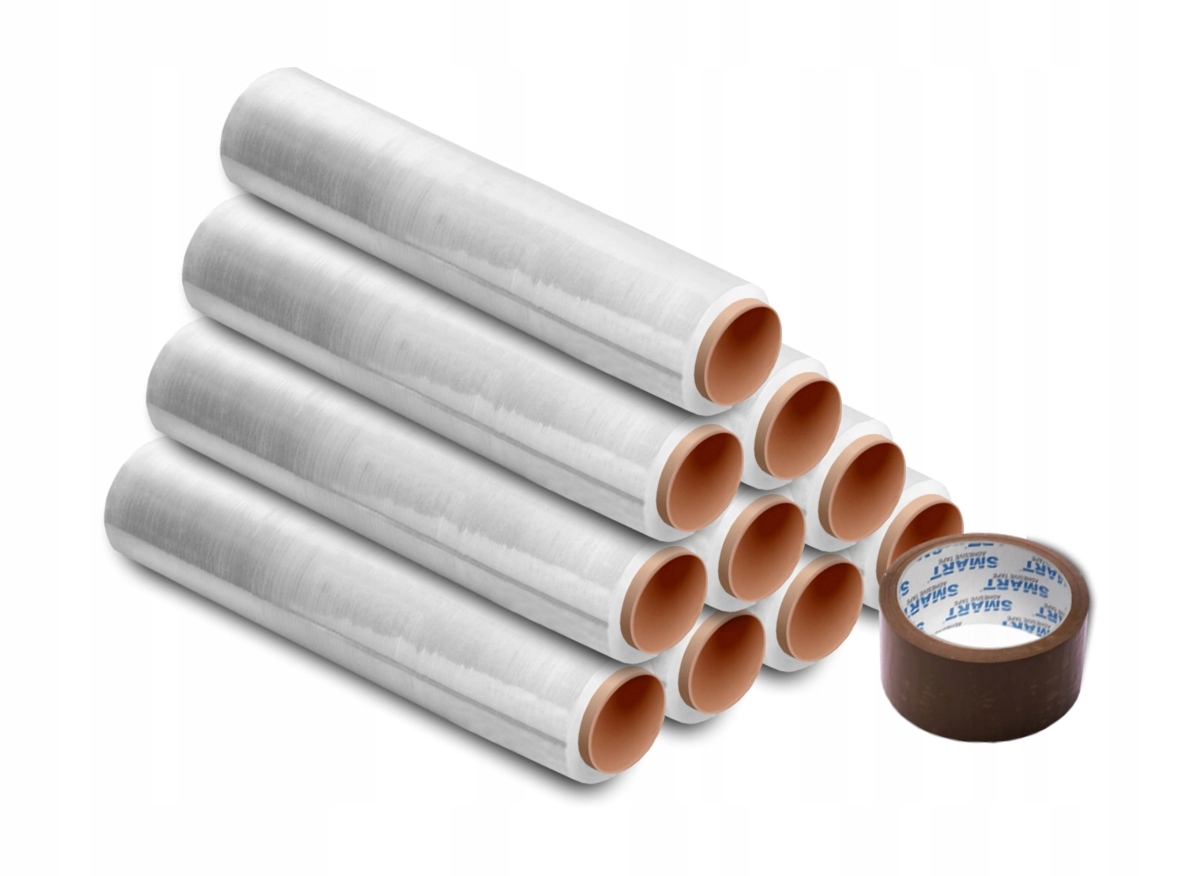 STRETCH 10 x 2,3kg jak 3 KG + TAŚMA PAKOWA GRATIS