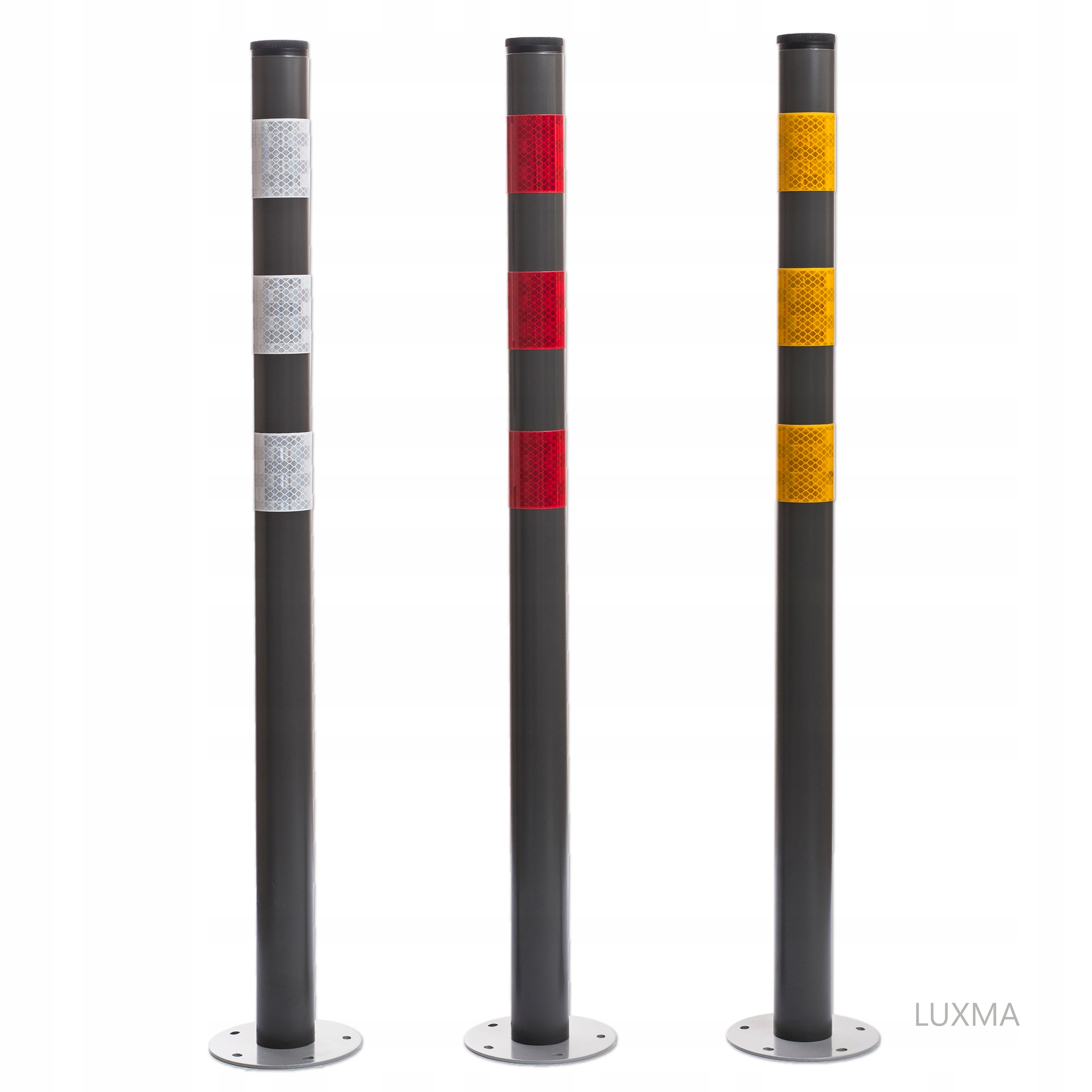 

Słupek Parkingowy Odblaskowy z Podstawą Antracyt