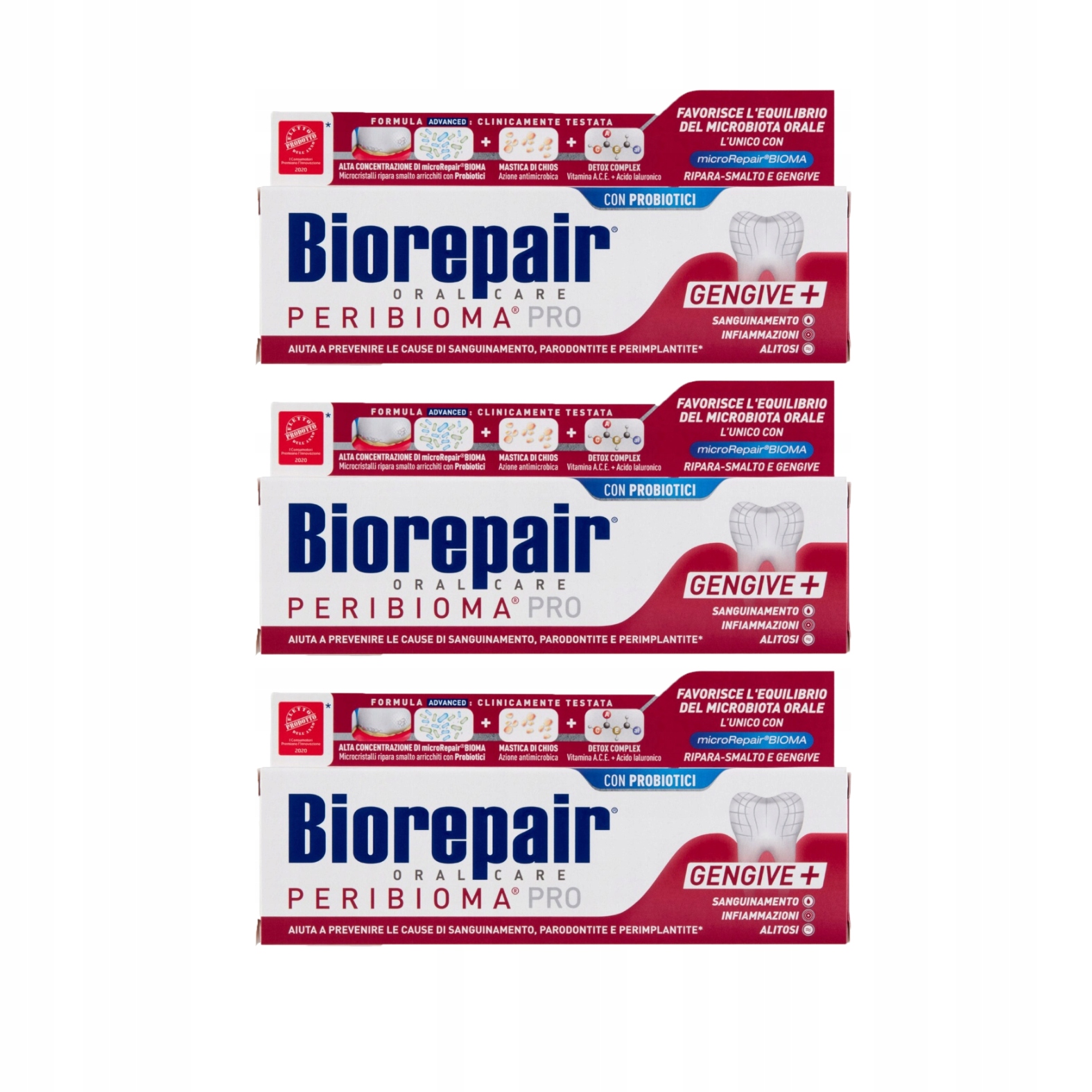 

Biorepair Peribioma Pasta Do Zębów 3 x 75 ml
