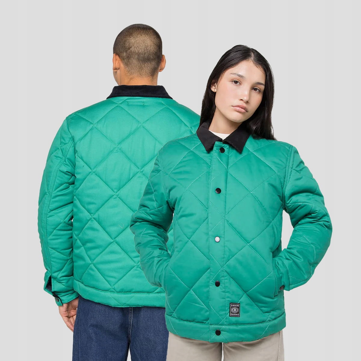 Pánská bunda Kaotiko Chaq. Cody L, zelená, Městská