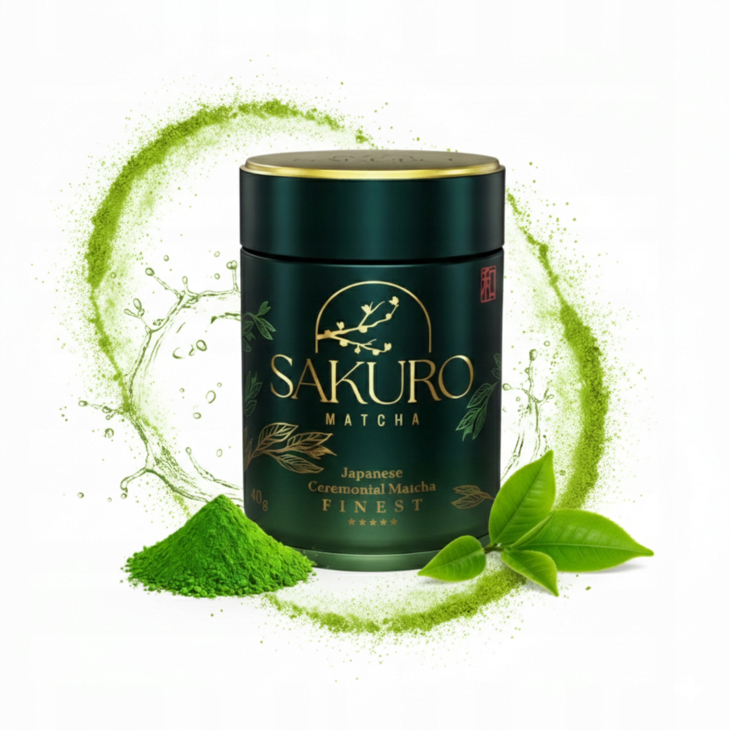 Čaj Matcha japonský Bio Sakuro Premium Denní Keto zelený 40 g