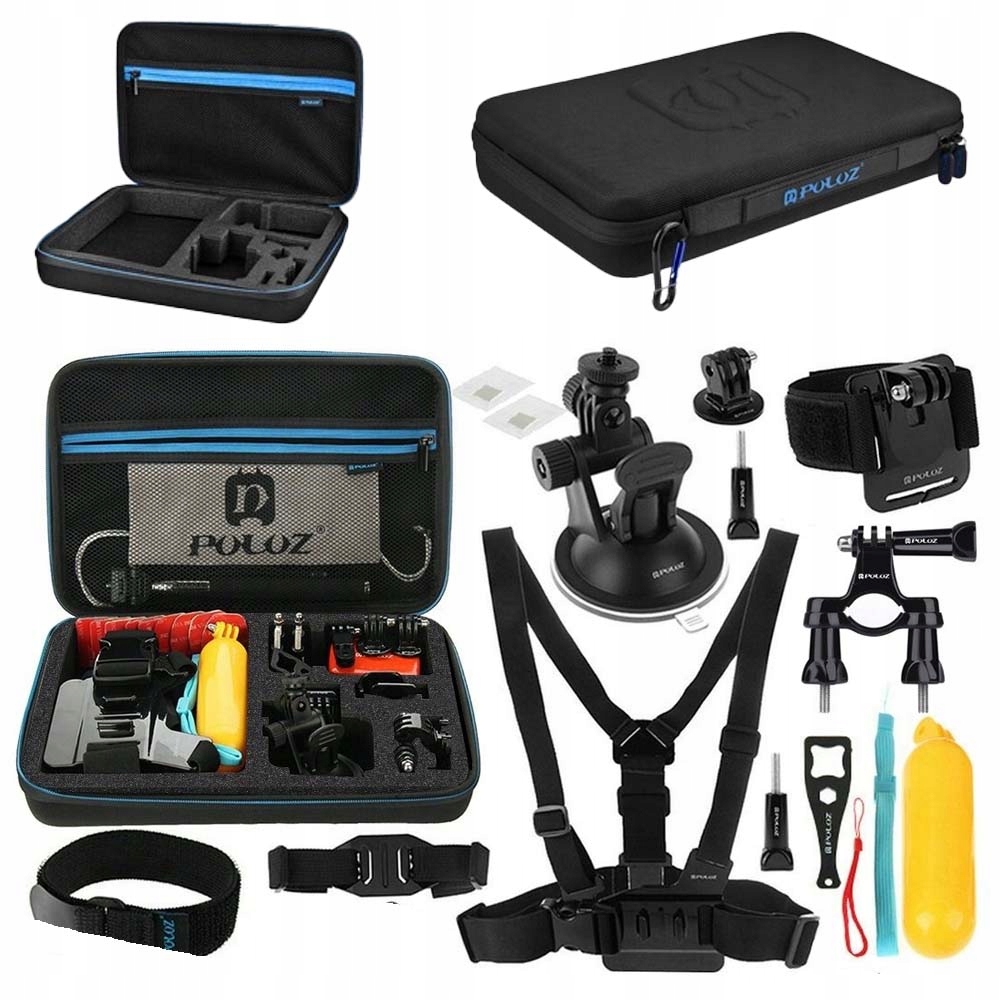 

Zestaw XL Akcesoriów Do Gopro Hero 9 8 7 Black