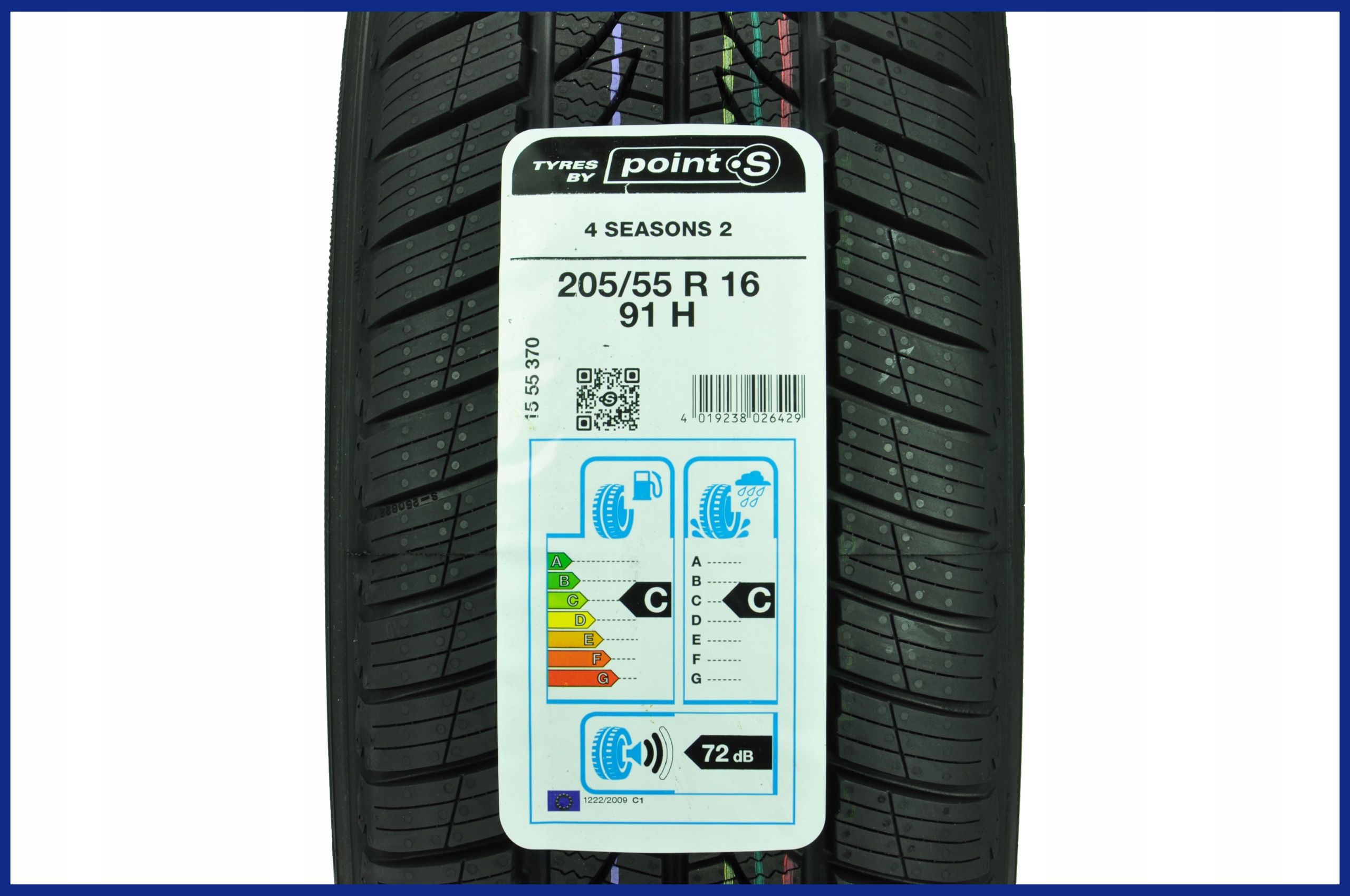 4 x 205/55R16 91H 4Seasons 2 Point S TYRES CAŁOROCZNE Marka Point-S