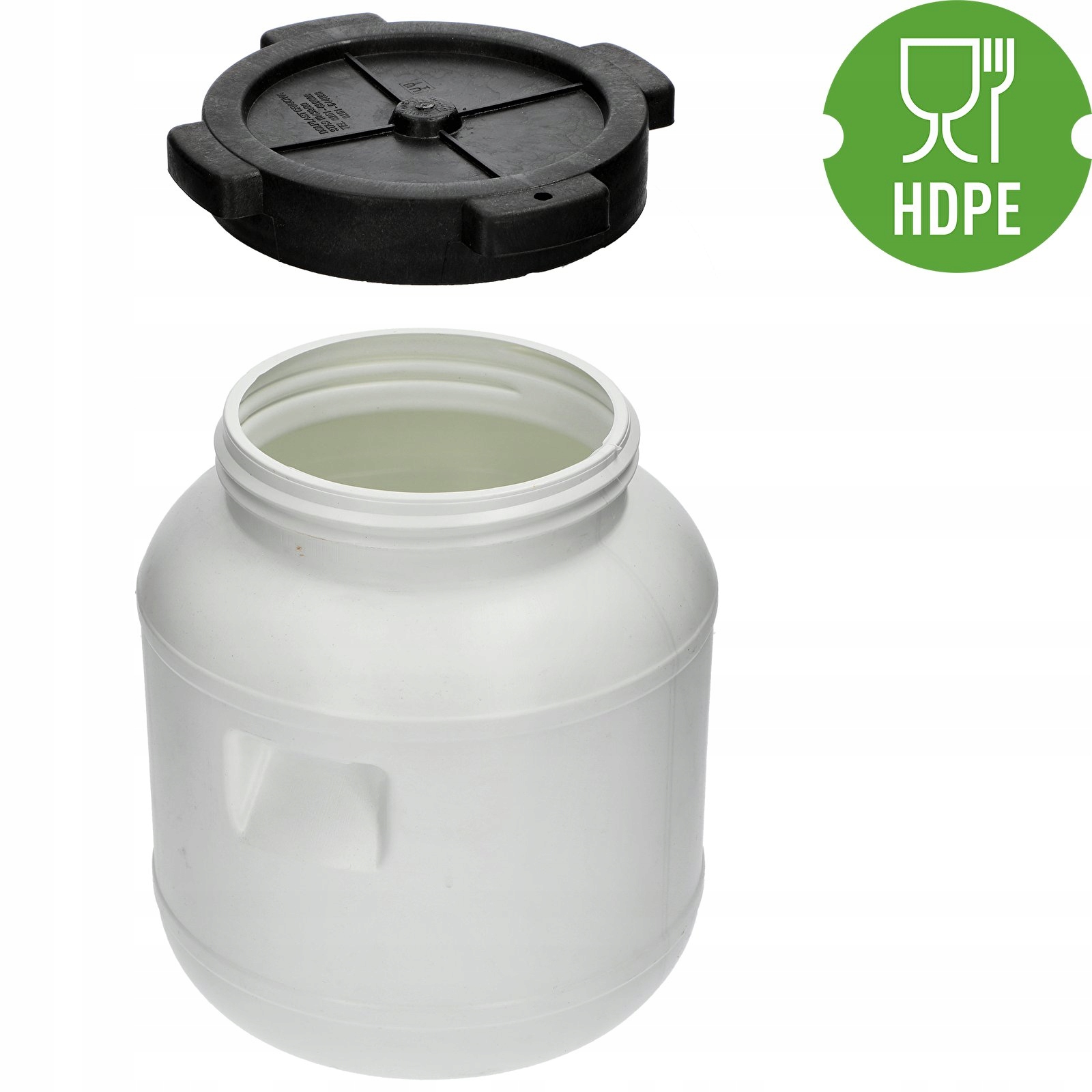 Beczka 10L na kapustę ogórki przetwory do peklowania ATEST szeroki otwór Kod producenta 360010