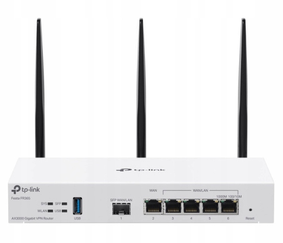 TP-Link Festa FR365 router bezprzewodowy Gigabit Ethernet Dual-band (2.4GHz