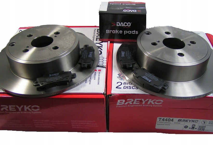 603964 - Диски + колодки задние TOYOTA COROLLA E12 279мм