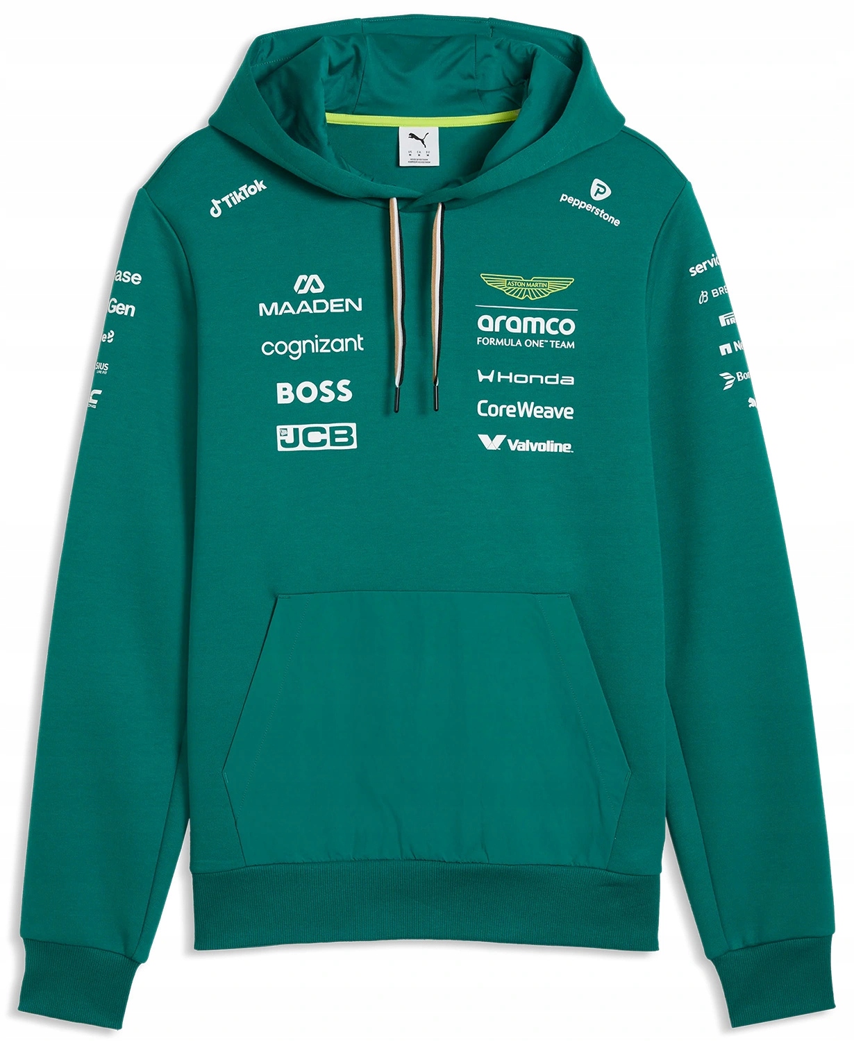 Mikina Aston Martin F1 Team 2026 Hoodie Zelená r.XL