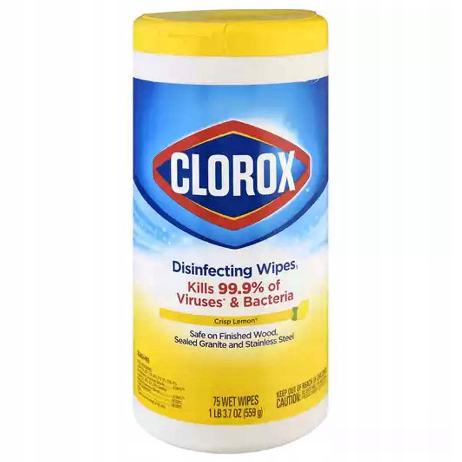 

Clorox Ściereczki Wielofunkcyjne Crisp Lemon x75