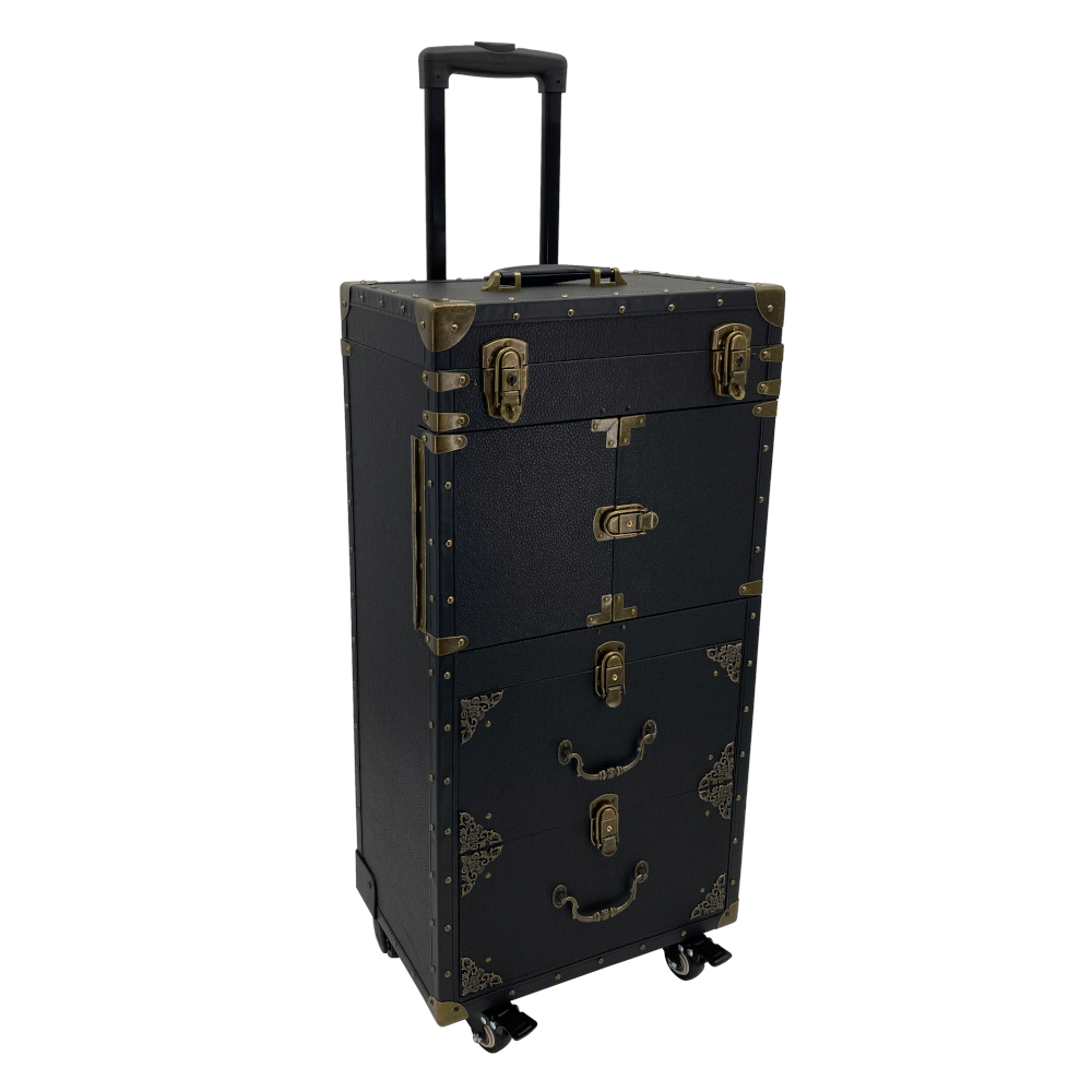 Kadeřnický Kufřík, Mobilní Stolek Na Nářadí, Kolečka, Barber Premium