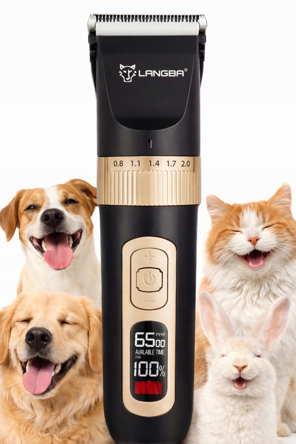 Levně Strojek Na Stříhání Psů, Koček Nůžky Na Drápky Tichý, Bezdrátový