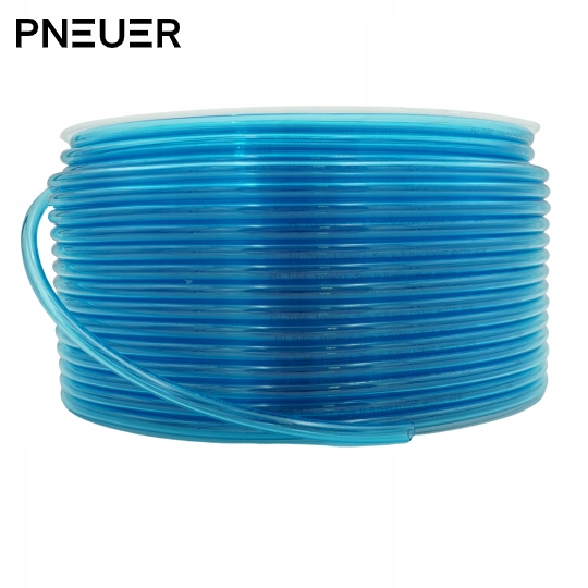 Pneumatická hadice Pu 4x2,5 mm modrá průhledná rolka 50 m
