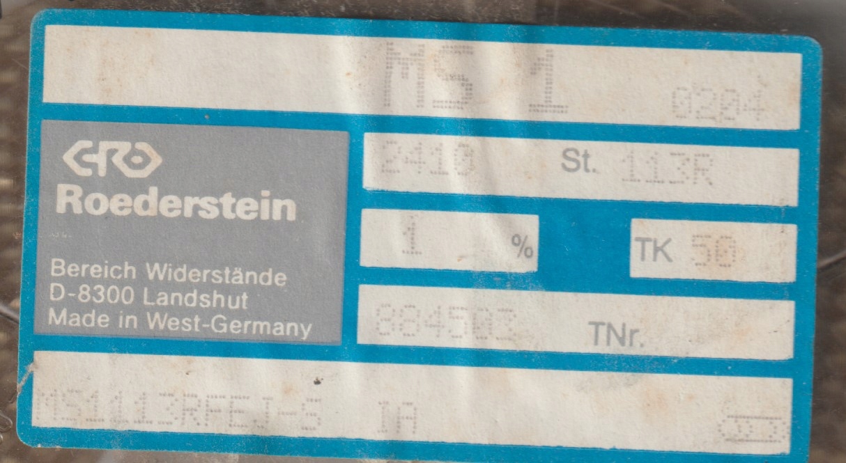 [100szt] 113R 1% 50ppm rezystor Smd minimelf MS1 Roederstein low noise