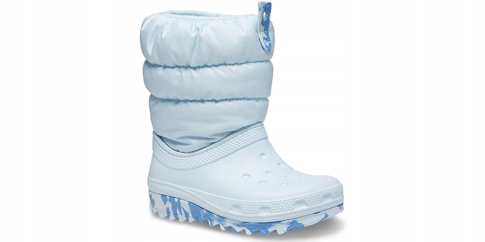 CROCS CLASSIC NEO PUFF Śniegowce niebieskie 32,5 Marka Crocs
