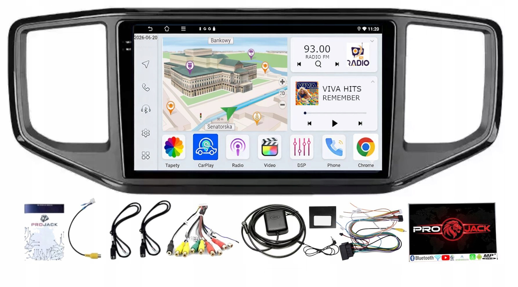 Autorádio Android Vw Amarok 2015-2022 Wifi Carplay Bt Usb 4GB 64GB