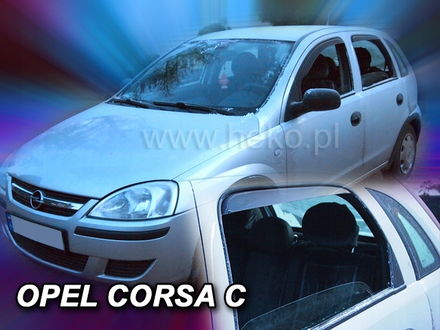 Owiewki Opel CORSA C 5 drzwi HTB 2000-2006r. PRZODY Rodzaj owiewki