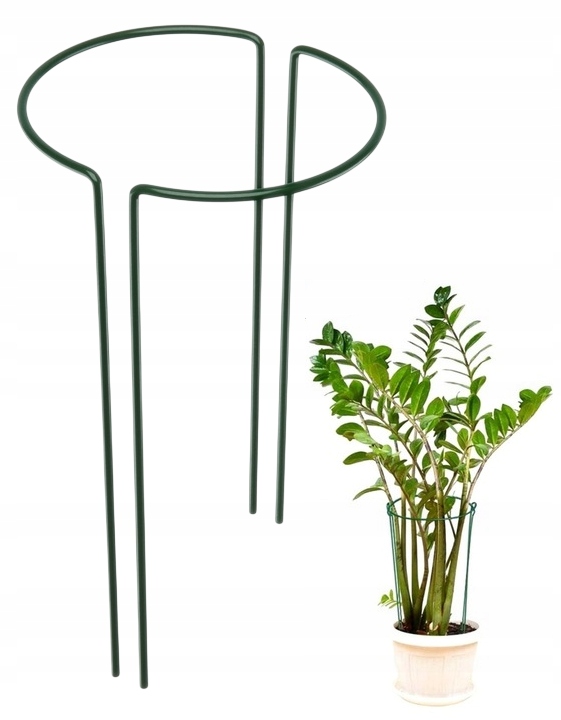 Podpora Półokrągła Metalowa do Monstery Kwiatów 35cm 2SZT