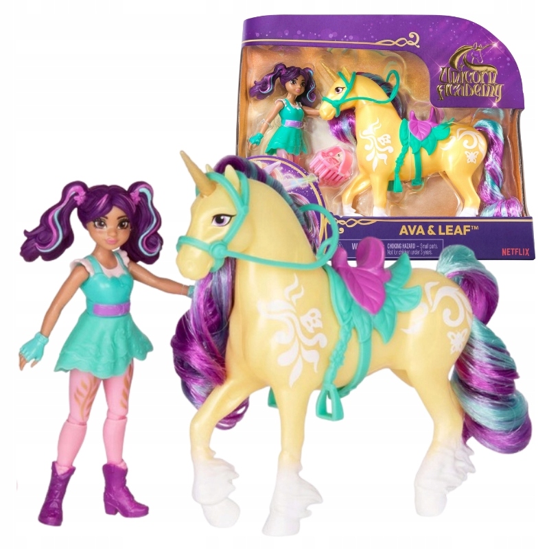 UNICORN ACADEMY UNIKORNIS AKADÉMIA SZETT AVA BABA ÉS UNIKORNIS LEAF