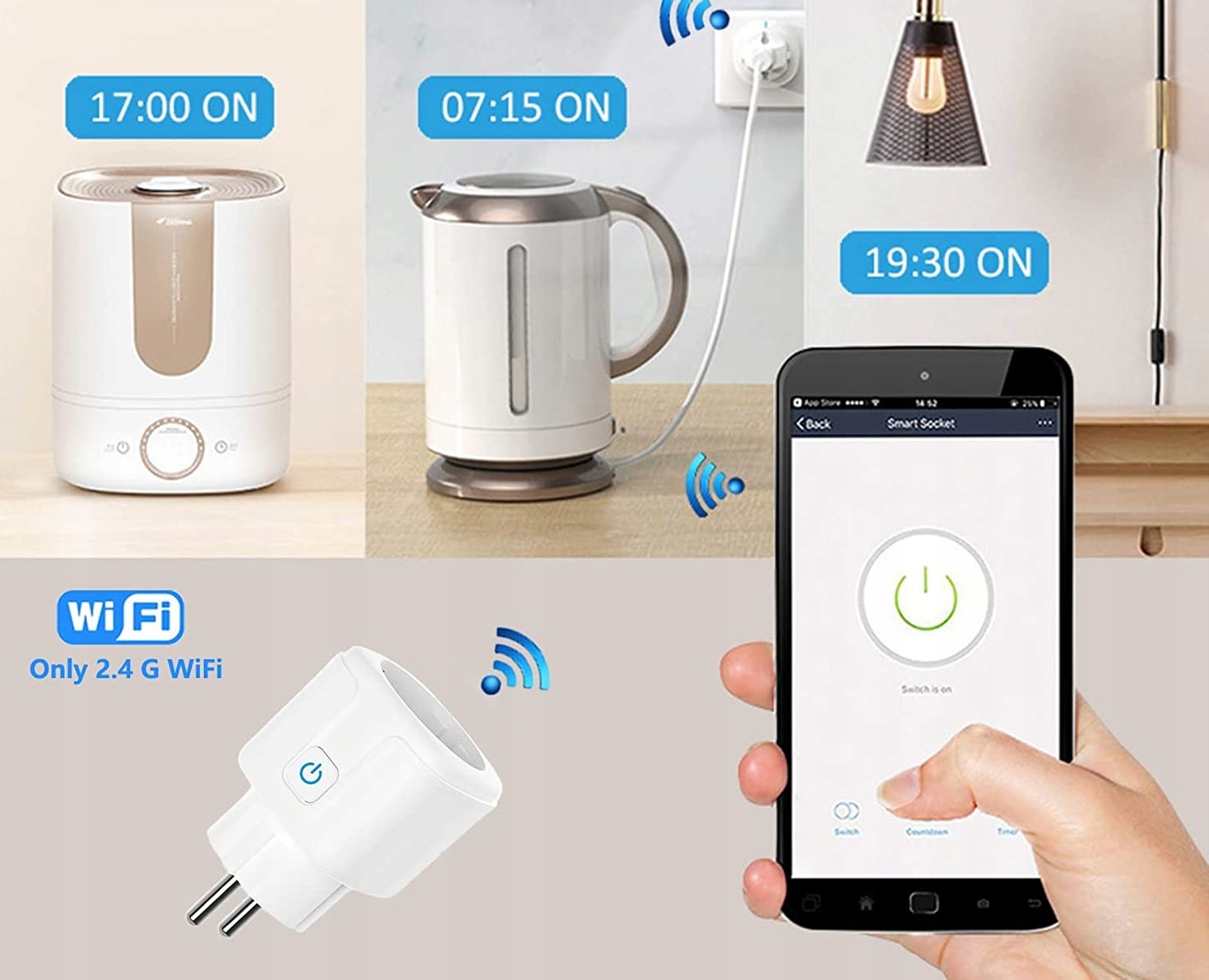 PROGRAMATOR CZASOWY SMART WIFI Rodzaj programator czasowy