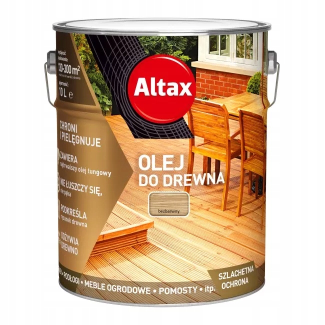 

Altax Olej Do Drewna 10L Bezbarwny