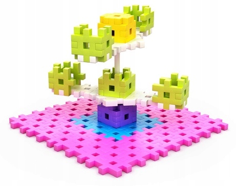 KLOCKI WAFLE MELI CONSTRUCTOR PINK 100 ELEMENTÓW Marka Meli