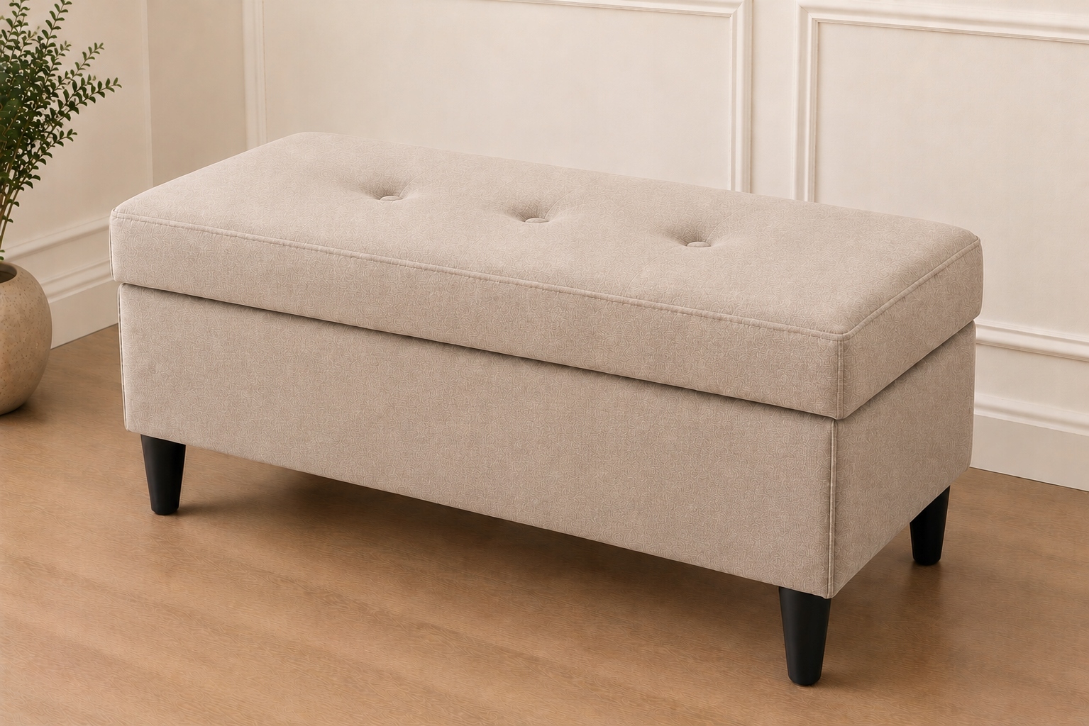 Úložný Box Otváracia Lavička 80X30X40 Podnožka Predsieň Kašmír