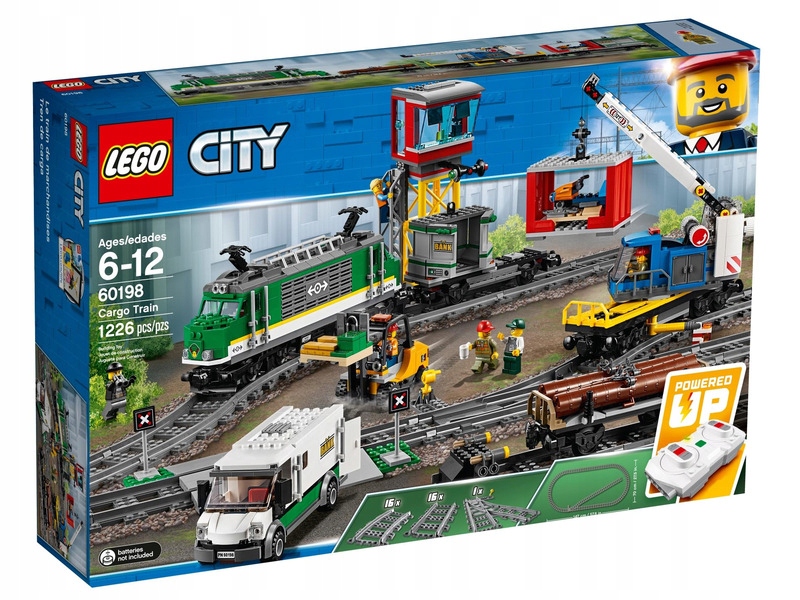 

Lego City Pociąg Towarowy Tory Zestaw 60198