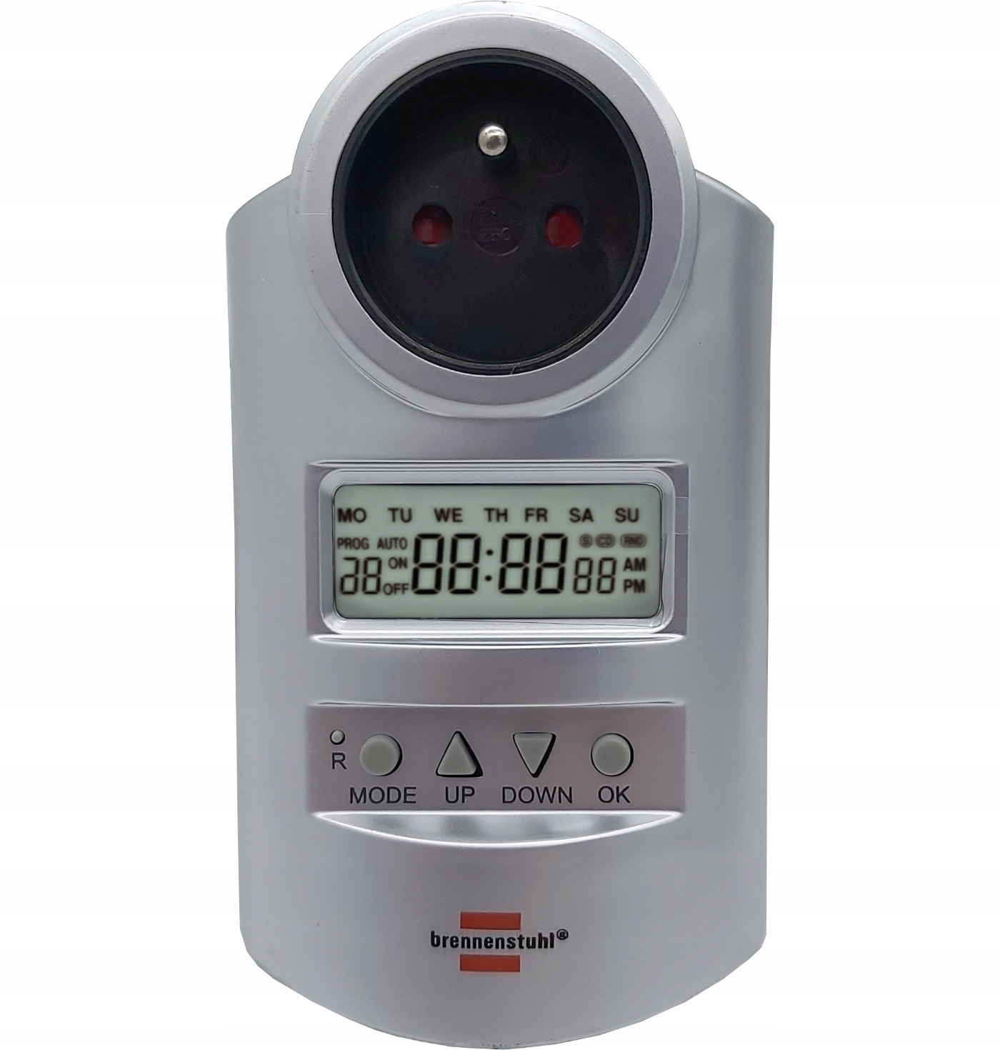 PROGRAMATOR CZASOWY WŁĄCZNIK TIMER ELEKTRONICZNY WYŚWIETLACZ LCD UZIEMIENIE Stan opakowania oryginalne