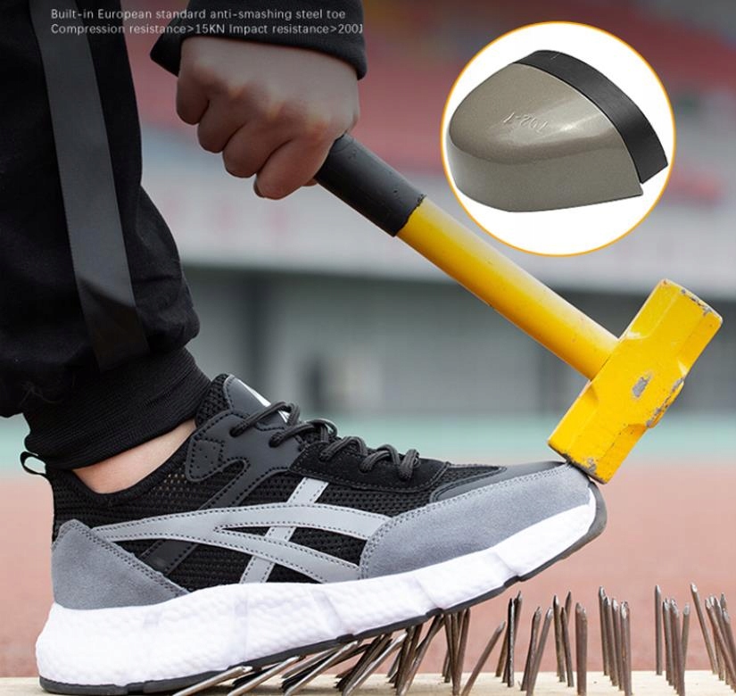 BUTY ROBOCZE Oddychający Z PODNOSKIEM LEKKIE 36-46 Rozmiar 36