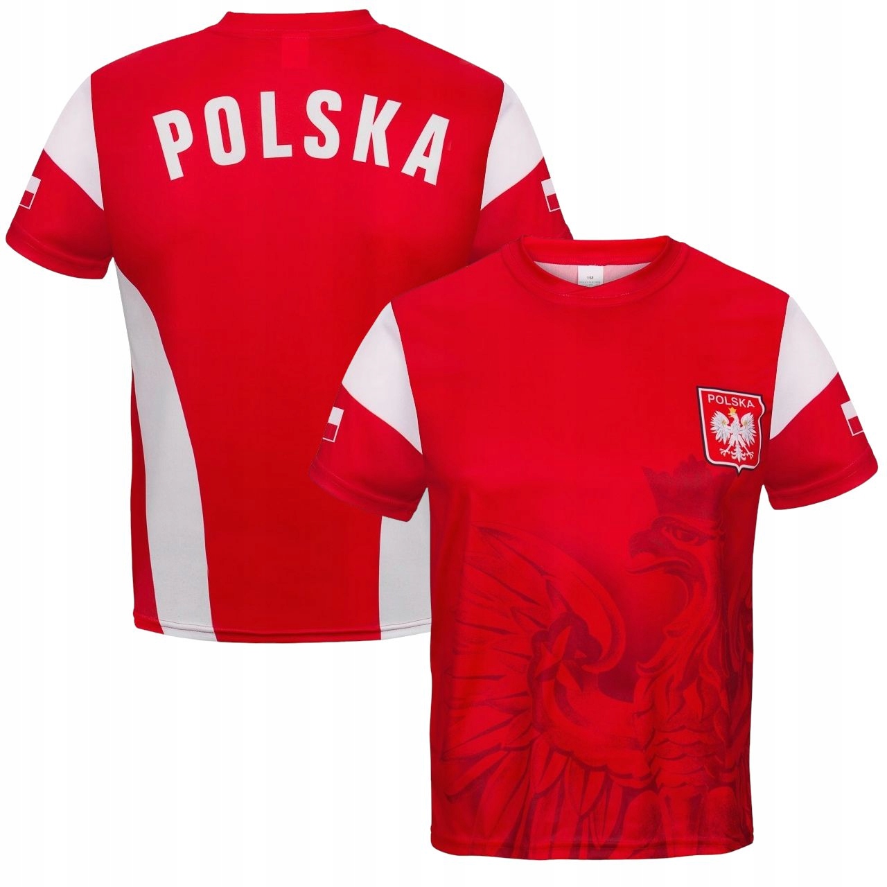 Koszulka T-Shirt Kibica Reprezentacji Polski Orzeł Patriotyczna r. 92 cm