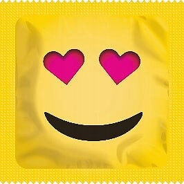 

Exs Smiley Face Emoji Prezerwatywy wypustki 1 szt