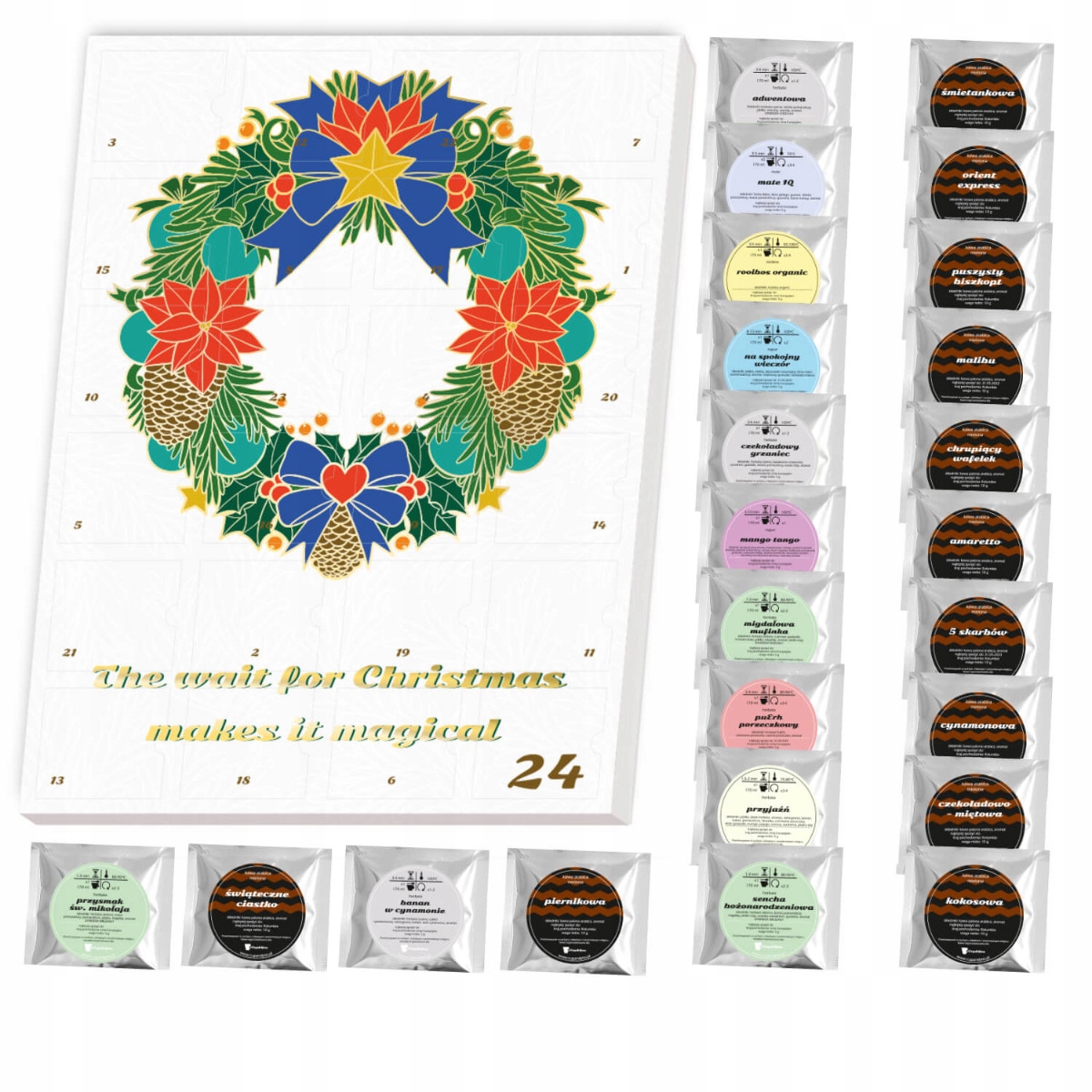 Levně Adventní Kalendář S Kávou A Čajem 2025 – Advent Plný Vůně Od Cup&you