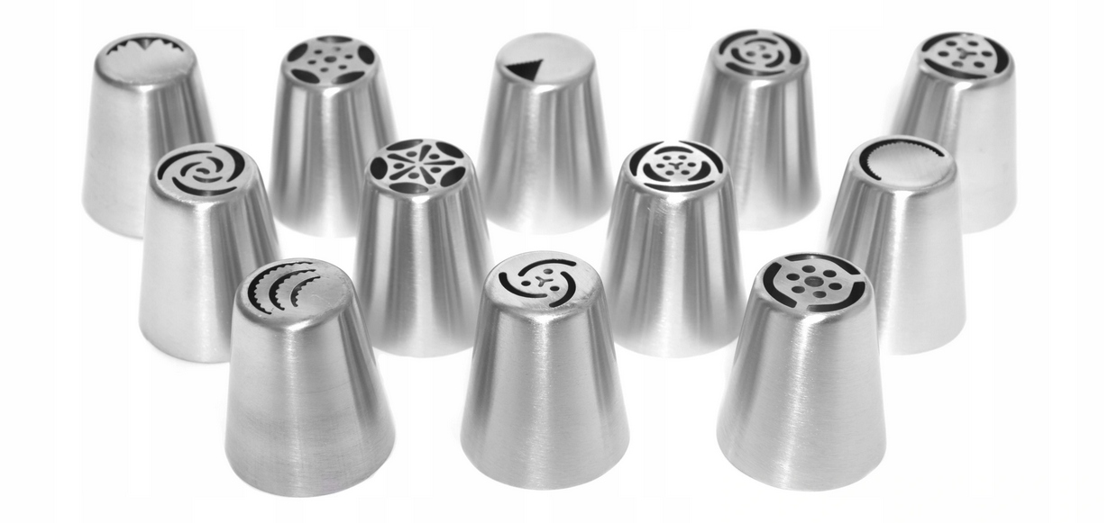 

Metalowe Tylki Rosyjskie Cukiernicze Komplet 12szt