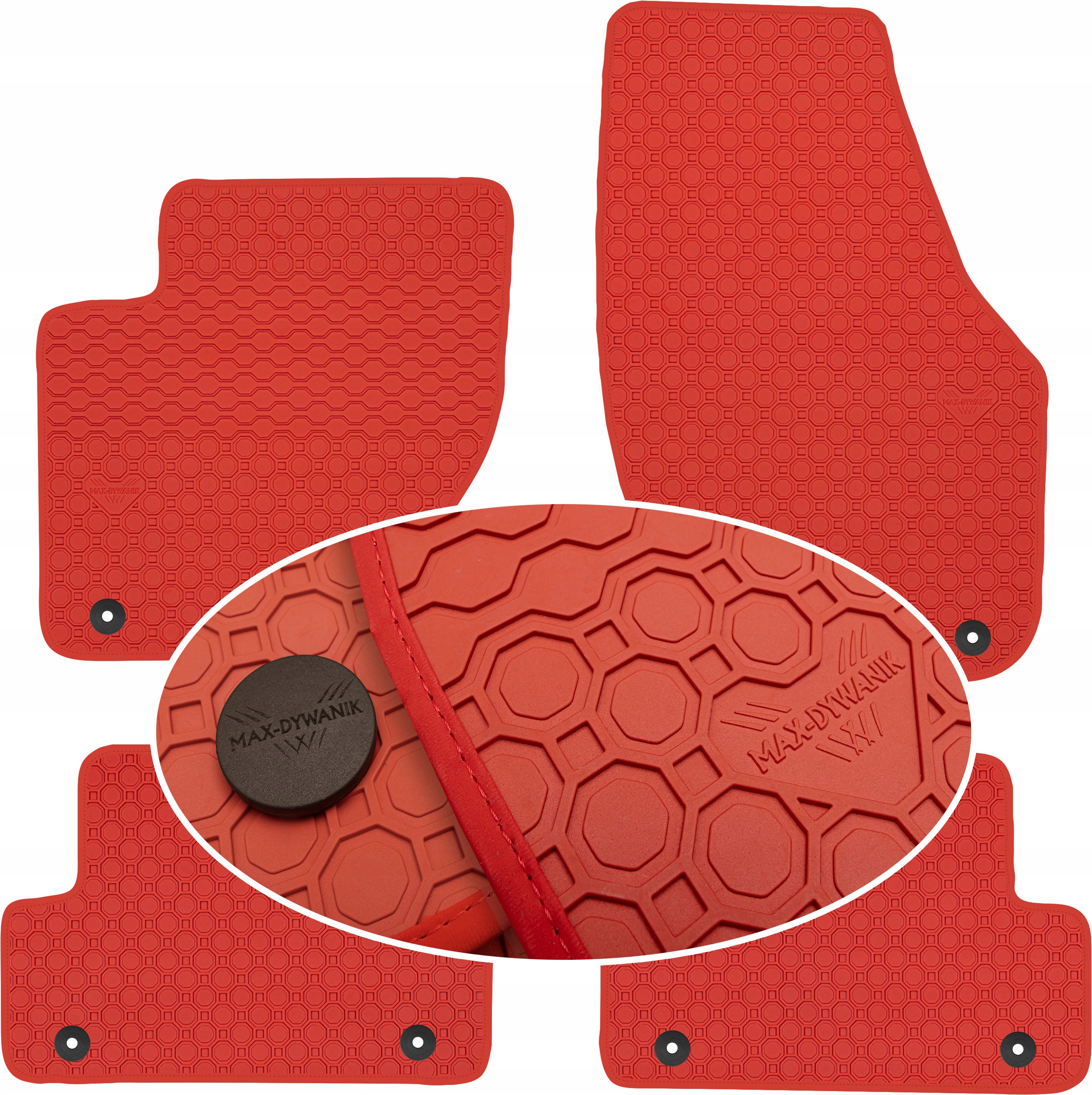 Volvo V40 2012-2019 Koberce Červené