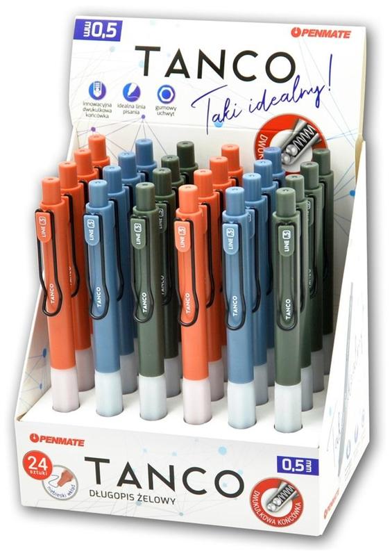 Kancelářský Propiska pro Notování Gelový Tanco Automatický Penmate 24 kusů