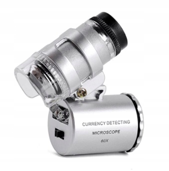 Профессиональная ювелирная лупа - микроскоп 60x чехол