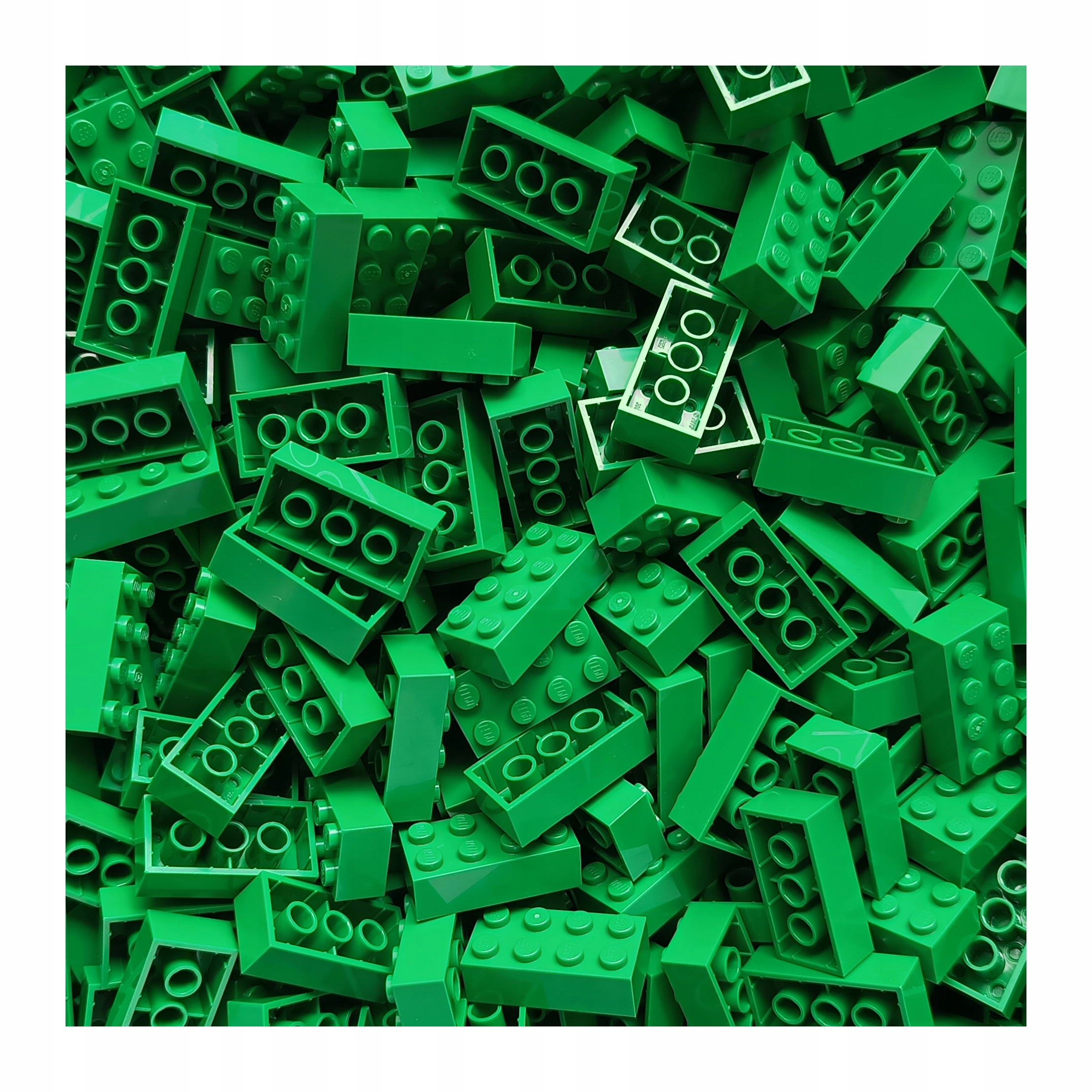 Lego Kostka Cihla 2x4 Zelená 4106356 3001 100 Ks