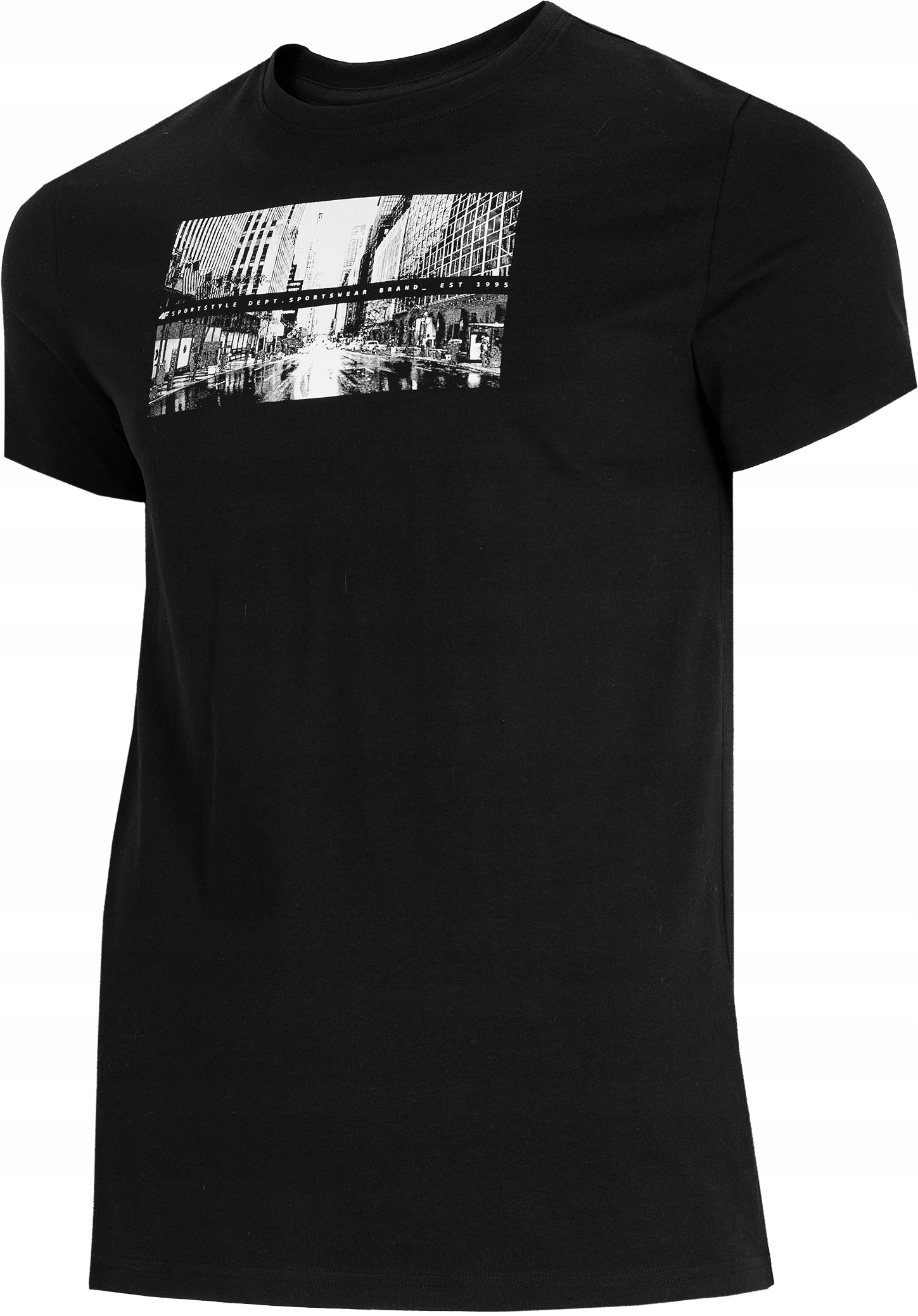 

T-shirt męski 4F TSM025 bawełniany czarny XL