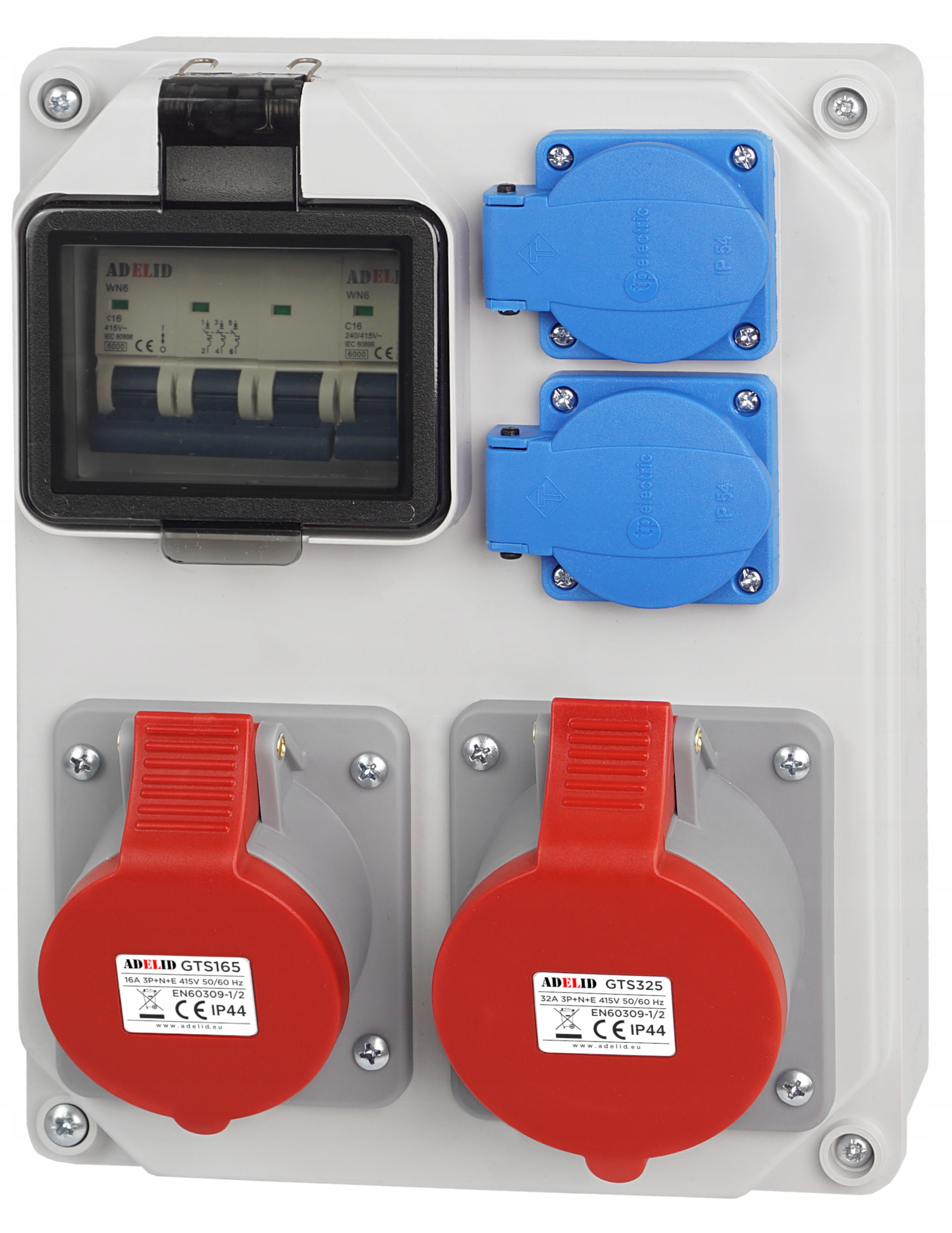 ROZDZIELNICA BUDOWLANA ZABEZPIECZONA ROZDZIELNIA 32A