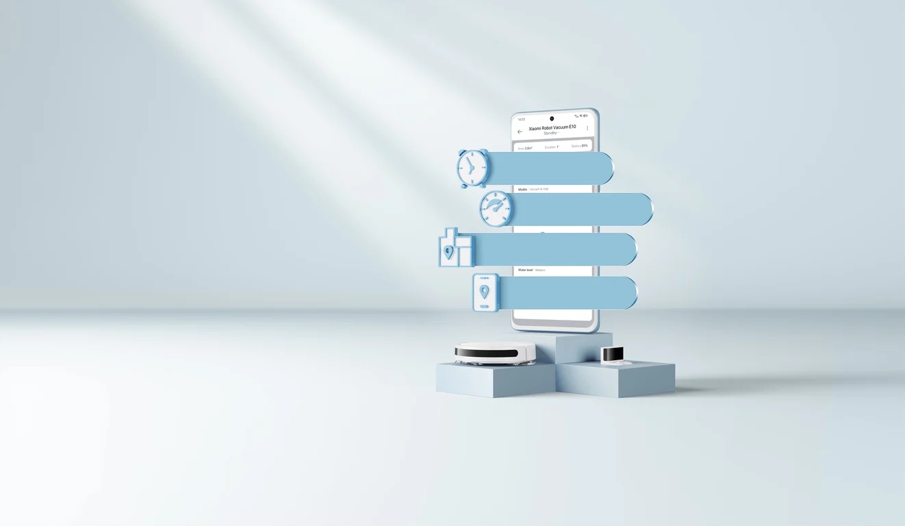 Xiaomi E10 odkurzacz automatyczny 0,4 l Bez worka Biały Model E10