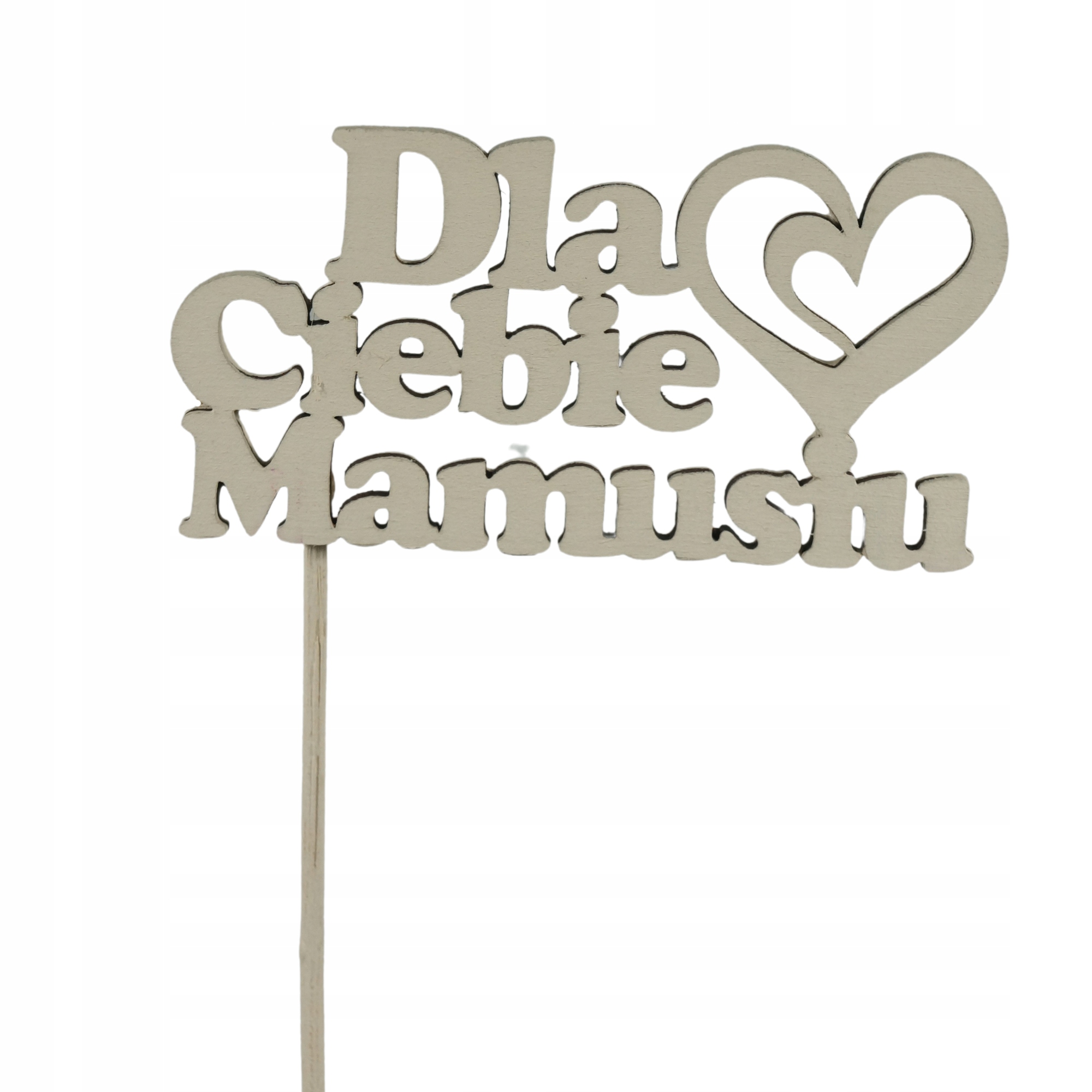 

Topper napis na piku ozdoba na Dzień Matki 33 cm