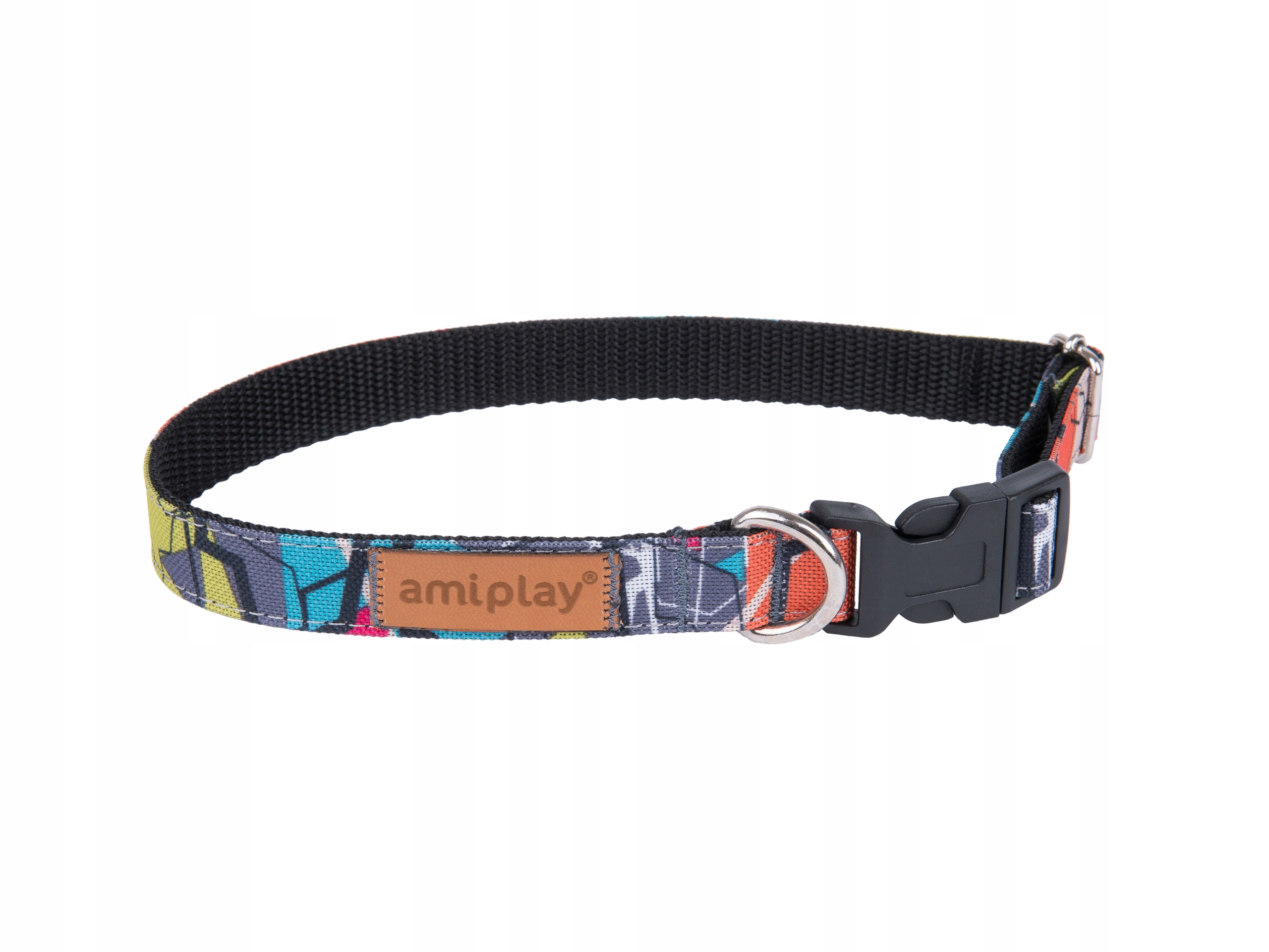 

Obroża regulowana Adventure XL Abstrakcja Amiplay