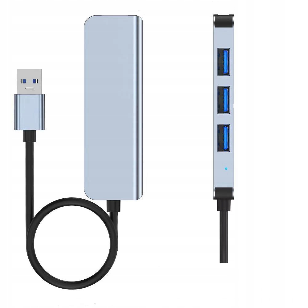 

Stacja rozszerzająca Mini Usb 4 w 1 Slim HUB,1,2 m