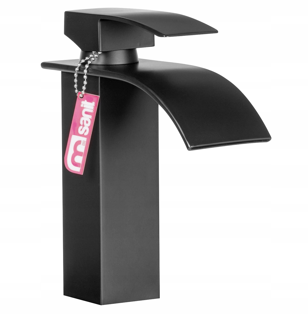 

Bateria łazienka umywalkowa kran wodospad czarna