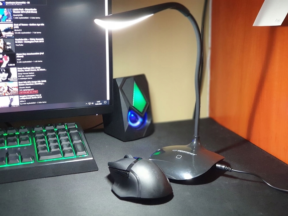 Lampka biurkowa USB LED do komputera LAPTOPA pc Długość/wysokość 40.5 cm