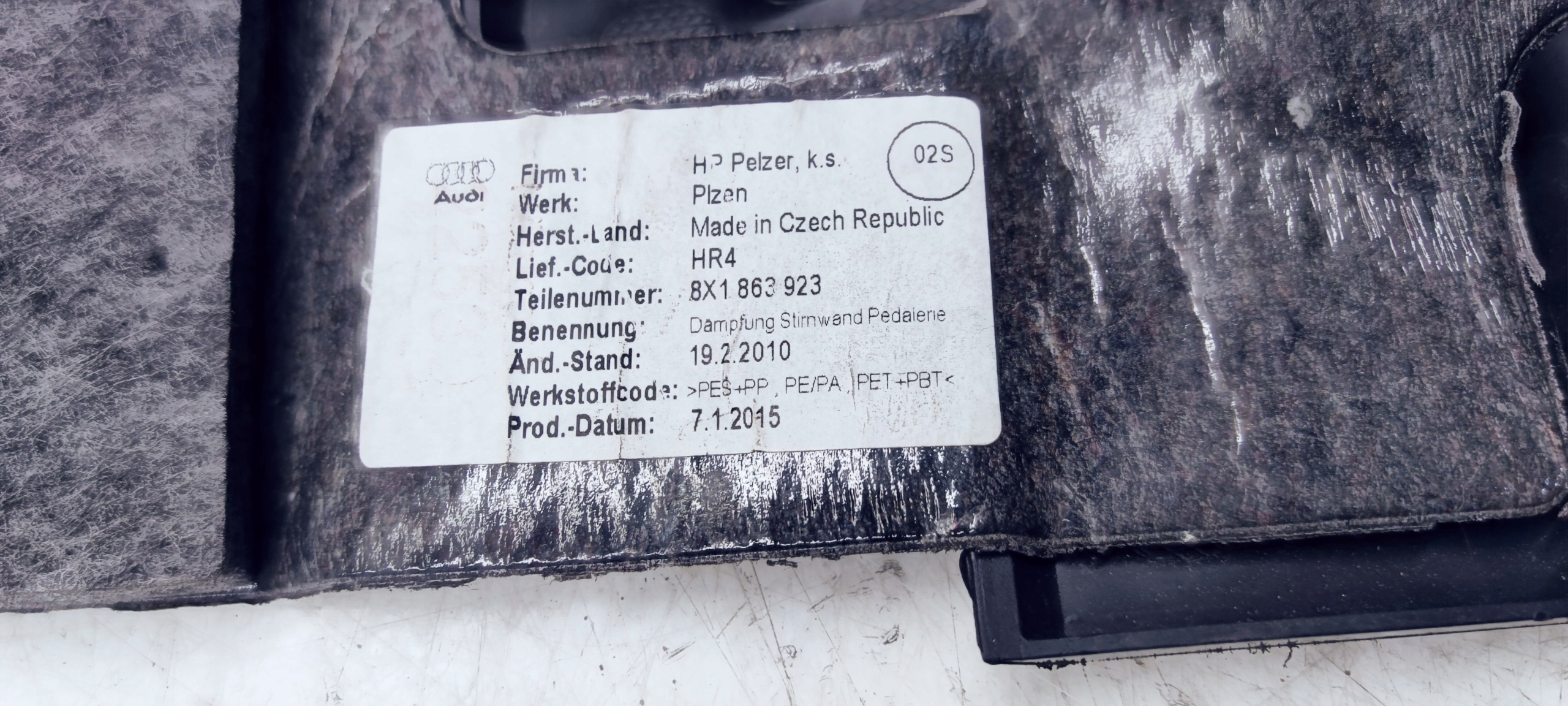 BLENDE ABDECKUNG UNTER LENKRAD SZTYCE AUDI A1 8X1863923