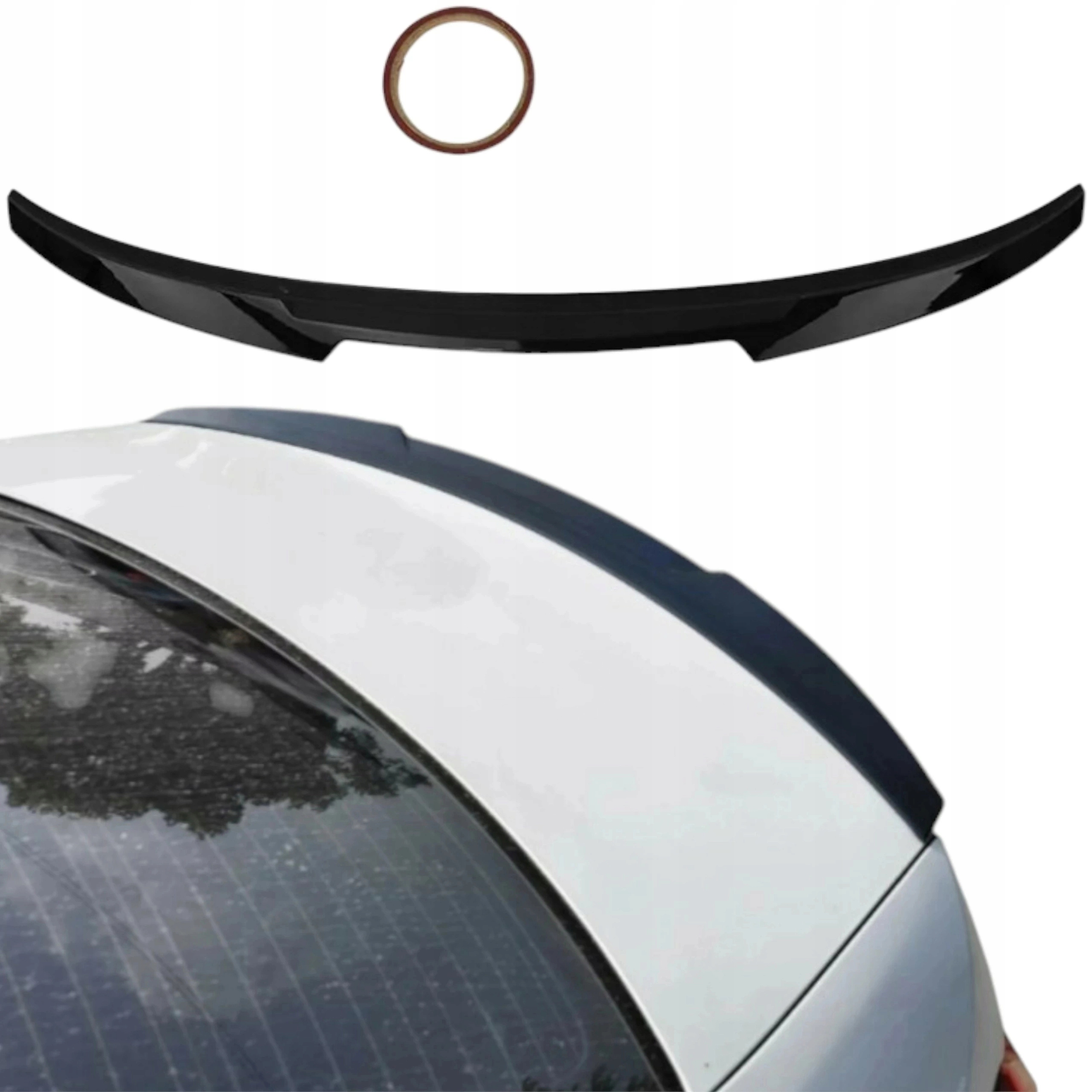 Bmw G20 18- M3 Spoiler Lotka Look Černý Lesk Spojler Krytka na Klapku