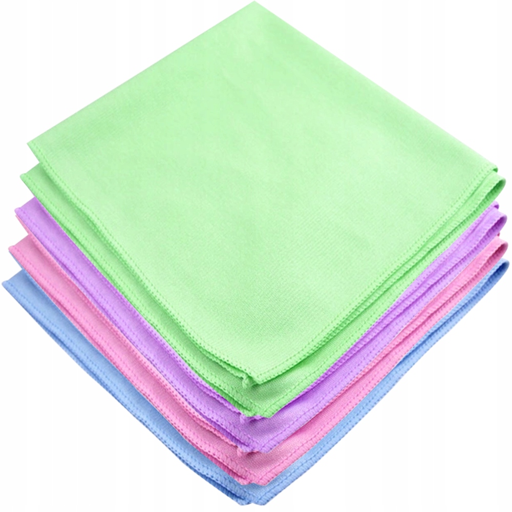 4x ZESTAW ŚCIERKA ŚCIERECZKA MIĘKKA SZMATKA Z MIKROFIBRY MIĘKKIE 30x30 CM