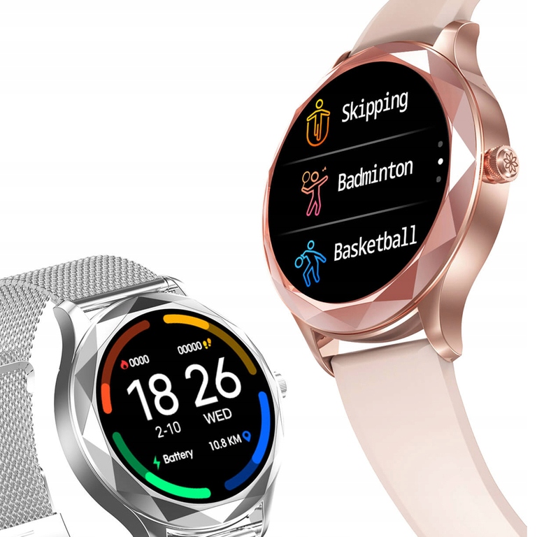 Zegarek SMARTWATCH UNISEX PACIFIC CIŚNIENIOMIERZ Kolor srebrny