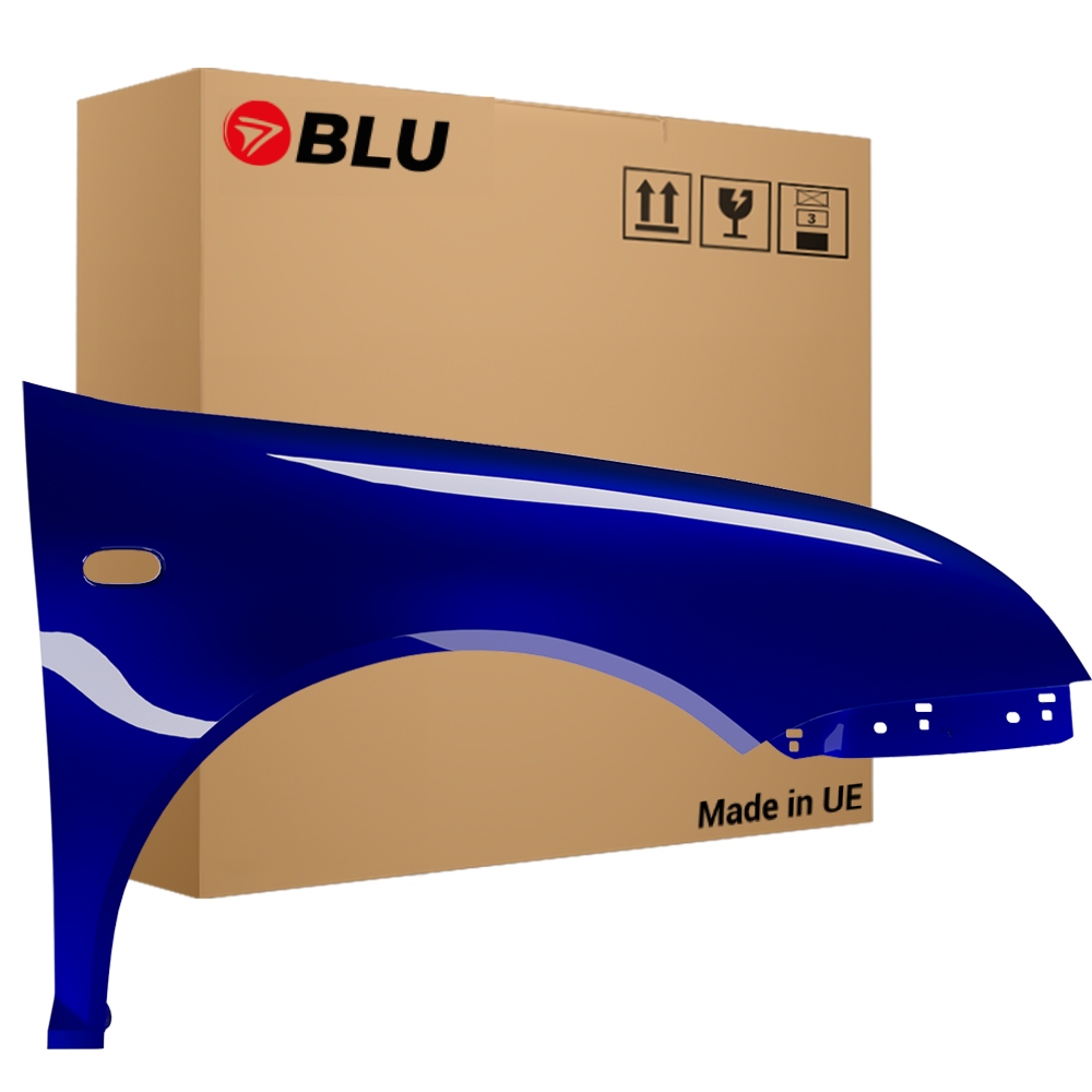 Blu Blatník Vw Bora LB5N pravý tmavě modrý 98-05 1J přední pozink IndigoBlau